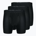 Under Armour Perf Tech 6in boxer da uomo 3 paia nero