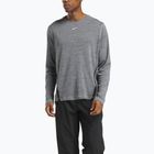 Reebok Id Train Energy Tech Tee uomo grigio 1 manica lunga da allenamento