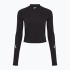 Top Reebok Seed a maniche lunghe da donna per l'allenamento, nero