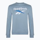 Felpa Reebok Identity Big Logo Fleece Crew da uomo, aggiornamento blu