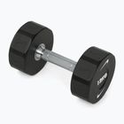 Manubrio cromato Nike Strength Pro Urethane Dumbbell 12 kg black/white