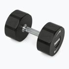 Manubrio cromato Nike Strength Pro Urethane Dumbbell 28 kg black/white
