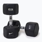 Manubrio gommato Nike Strength Hex Dumbbell 17,5 kg black/white