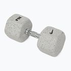 Manubrio gommato Nike Strength Grind Hex Dumbbell 22,5 kg wolf grey
