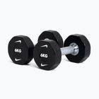 Manubri Nike Strength Pro Urethane Dumbbell 2 x 6 kg black/white