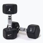 Manubri Nike Strength Hex Dumbbell 2 x 7 kg black/white