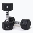 Manubri Nike Strength Hex Dumbbell 2 x 8 kg black/white