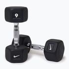 Manubri Nike Strength Hex Dumbbell 2 x 9 kg black/white