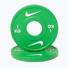 Carico Nike Strength Change Plates 2 x 1 kg green/white