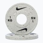 Carico Nike Strength Grind Change Plates 2 x 1 kg wolf grey