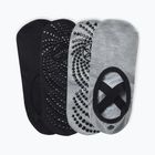 Calze Gaiam Grippy Yoga 2 pack grey/black