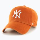 47 Marca MLB New York Yankees CLEAN UP berretto da baseball arancione bruciato