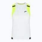Maglia da corsa Brooks Carbonite Tank donna grigio ghiaccio/ jacquard nightlife
