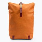 Brooks England Pickwick in tela di cotone 26 l zaino a becco d'oca/marron city
