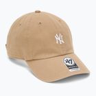 47 Brand MLB New York Yankees Base Runner cap CLEAN UP khaki