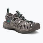 KEEN Whisper sandali da trekking da donna grigio medio/verde pavone