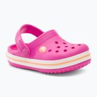 Crocs Kids Crocband Clog infradito rosa elettrico/cantalupo