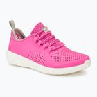 Scarpe Crocs LiteRide Pacer rosa elettrico/bianco per bambini