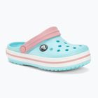 Infradito Crocs Crocband Clog blu ghiaccio/bianco per bambini