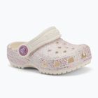 Crocs Classic Glitter Clog Toddler infradito oyster