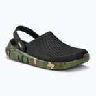 Crocs LiteRide Printed Camo Clog nero/multi Ciabatte