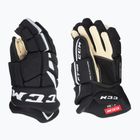 Guanti da hockey CCM FT485 SR nero/bianco
