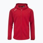 Felpa uomo CCM Locker Room Full Zip SR red