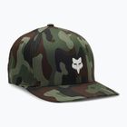 Cappello da baseball Fox Racing Fox Head Camo Tech Flexfit verde mimetico da uomo