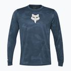 Manica lunga ciclismo uomo Fox Racing Ranger Tru Dri blu scuro vintage