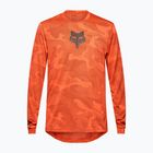 Maniche lunghe ciclismo uomo Fox Racing Ranger Tru Dri arancio sangue