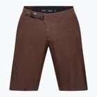 Pantaloncini da ciclismo Fox Racing Flexair Ascent marrone cacao da uomo