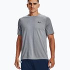 Maglietta da allenamento Under Armour Tech 2.0 steel light heather/nero da uomo