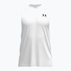 Maglia training da uomo Under Armour Left Chest Cut Off Tank white/black