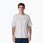 Maglietta da trekking Patagonia P-6 Logo Responsibili-Tee da uomo, bianco
