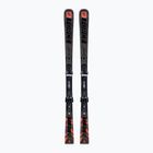 Sci da discesa da uomo Salomon S/Force Ti 80 + attacchi Z12 GW nero/rosso