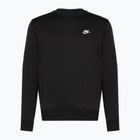 Felpa da uomo Nike Sportswear Club Fleece Crew nero/bianco