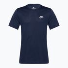 Maglietta Nike Sportswear Club uomo nero midnight navy/bianco