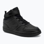 Scarpe per bambini Nike Court Borough Mid 2 black/black/black