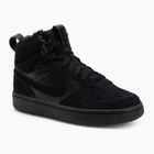 Scarpe da bambino Nike Court Borough Mid 2 black/black/black