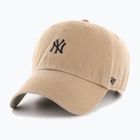 47 Brand MLB New York Yankees Base Runner cap CLEAN UP khaki