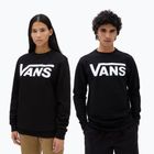 Felpa da uomo Vans Mn Vans Classic Crew Ii nero/bianco