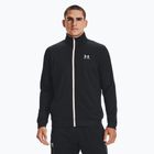 Felpa Under Armour Sportstyle Tricot da uomo, nero/bianco anice