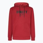 Felpa con cappuccio Oakley PO da uomo, rosso ferro
