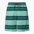 Pantaloncini da bagno Oakley Marlin RC 20" a righe verde cacciatore da uomo