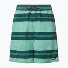 Pantaloncini da bagno Oakley Marlin RC 20" a righe verde cacciatore da uomo