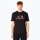 Maglietta Oakley O Bark 2.0 da uomo nero/bandiera americana