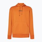 Felpa con cappuccio Oakley Factory Pilot Rc da uomo, arancione bruciato