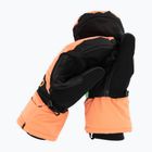 Guanto da snowboard Oakley B1B Mittes morbido arancione