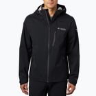 Giacca antipioggia Columbia Titan Pass 2.5L nera da uomo