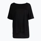 Maglietta da allenamento da donna Nike NY Dri-Fit Layer Top nero/grigio fumo scuro